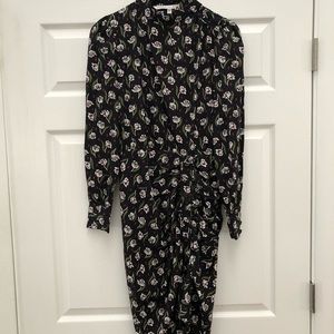 Veronica Beard midi length Printed silk Dress